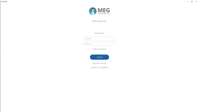 MEG Audit Tool Screenshot Image