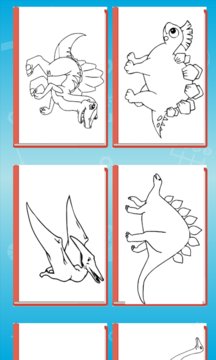 Jurassic Dinosaurs Coloring Book App Screenshot 2