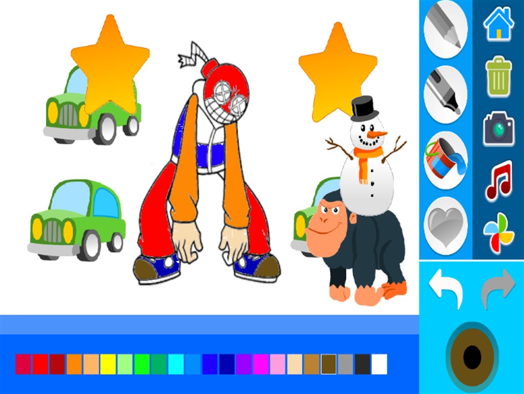 Coloring Whitty Mod FNF Screenshot Image #2
