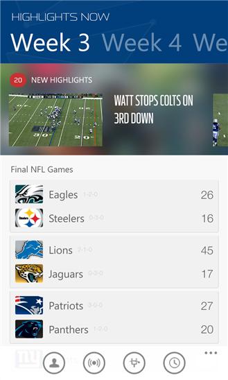 NFL Now Screenshot Image