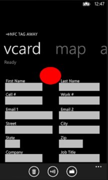 NFC Tag Away Screenshot Image