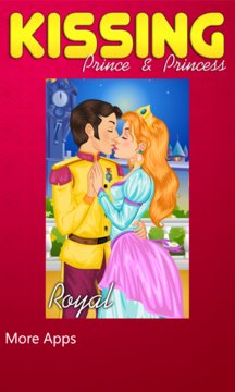 Princess Kissing Dressup Screenshot Image
