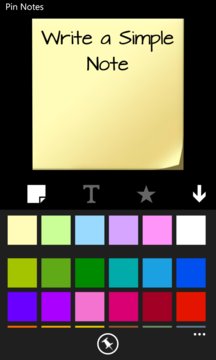 Pin Notes Colors Screenshot Image