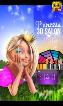 Princess 3D Salon - Girl Star Screenshot Image