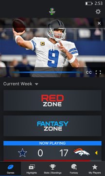 NFL Sunday Ticket Screenshot Image