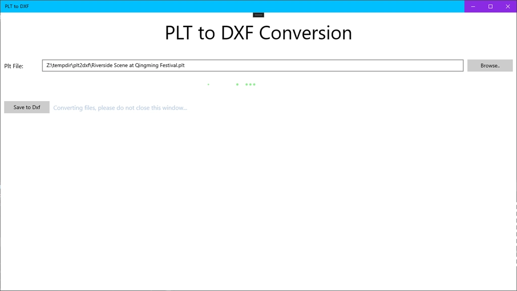 PLT to DXF Screenshot Image #4