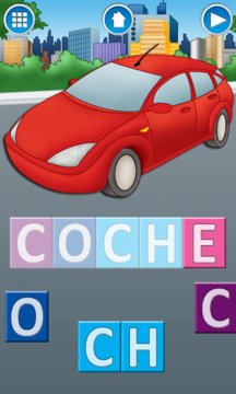 First Spanish Words: Learning Vehicles Screenshot Image