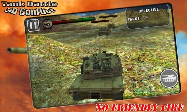 Tank Battle 3D Conflict Screenshot Image