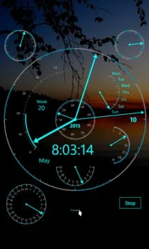 Modern Clock XXV Screenshot Image