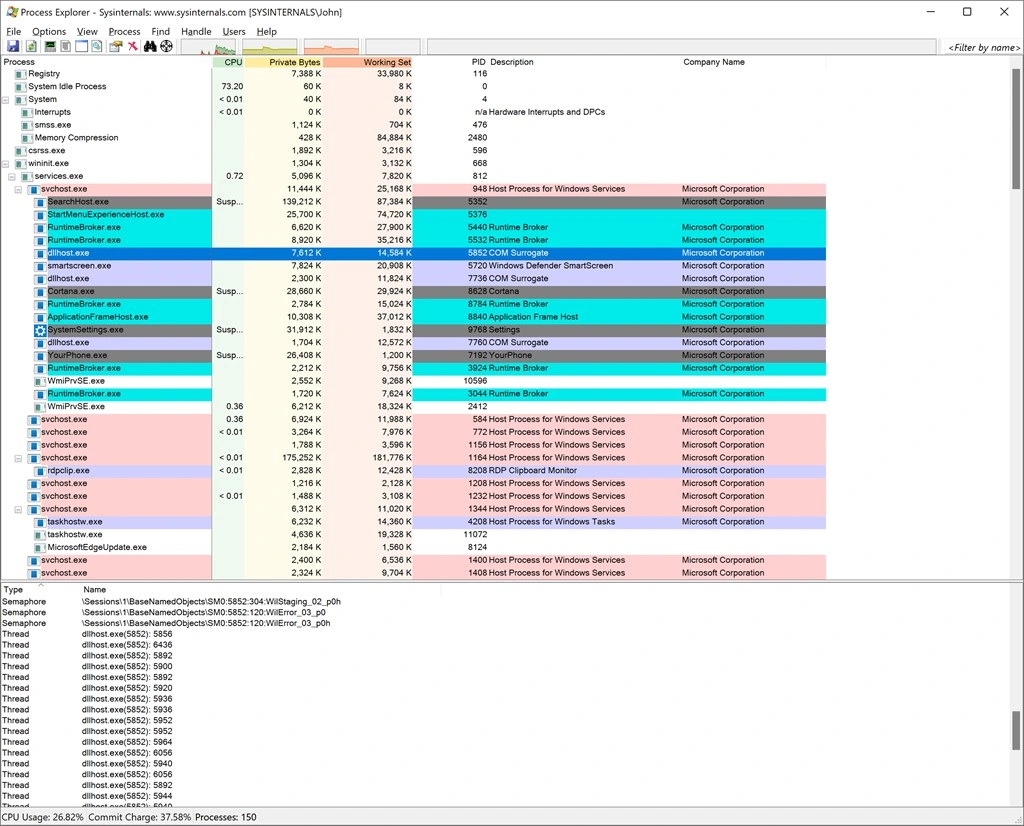 Sysinternals Suite Screenshot Image