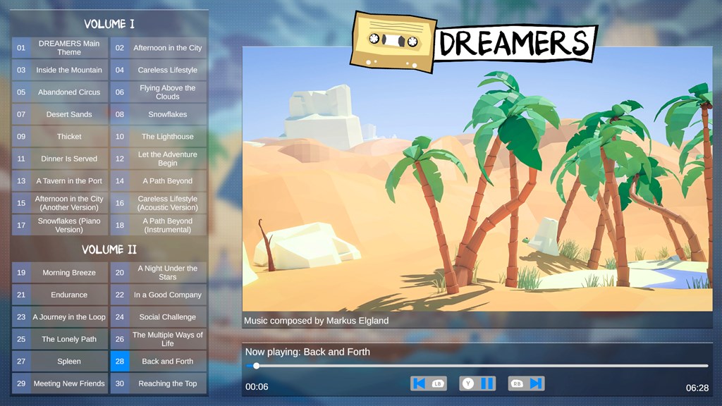 Dreamers Original Soundtrack Screenshot Image #3