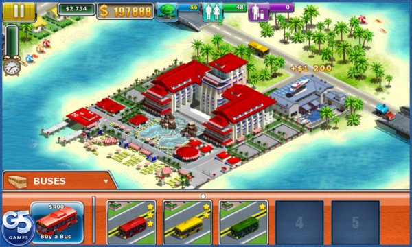 Virtual City 2: Paradise Resort Screenshot Image