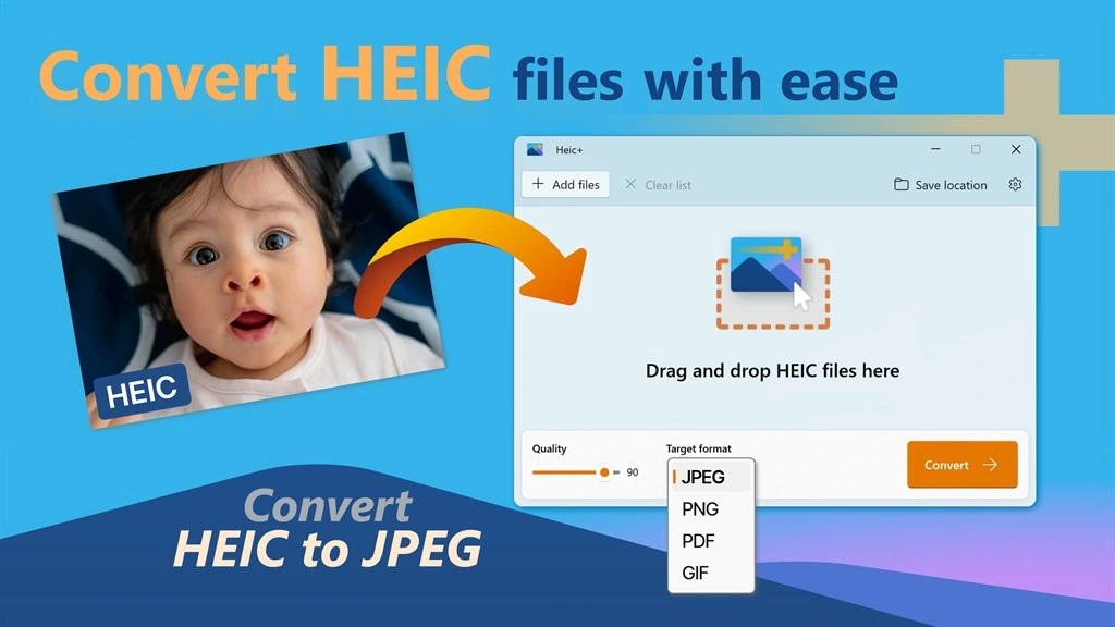 HEIC+ Screenshot Image #1
