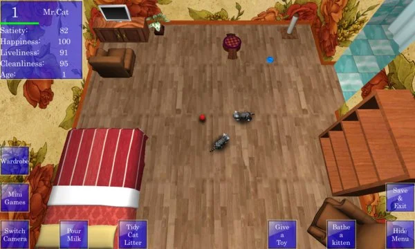Cute Pocket Cat 3D Screenshot Image