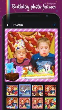 Birthday Photo Frames + Screenshot Image