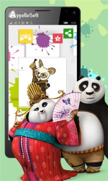 Kung Fu Panda 3 Paint Screenshot Image