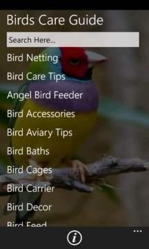 Birds Care Guide Screenshot Image