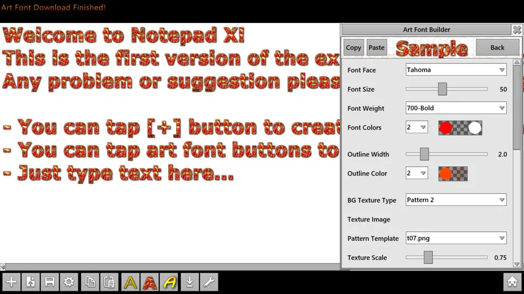 Notepad X Screenshot Image #2