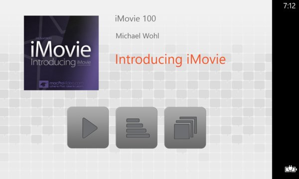 Intro to iMovie Screenshot Image