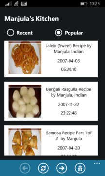 Manjula's Kitchen Screenshot Image