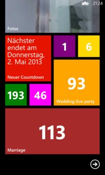 Countdown Tiles Screenshot Image