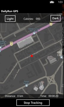 DailyRun GPS Screenshot Image