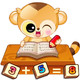 Monkey Math Icon Image