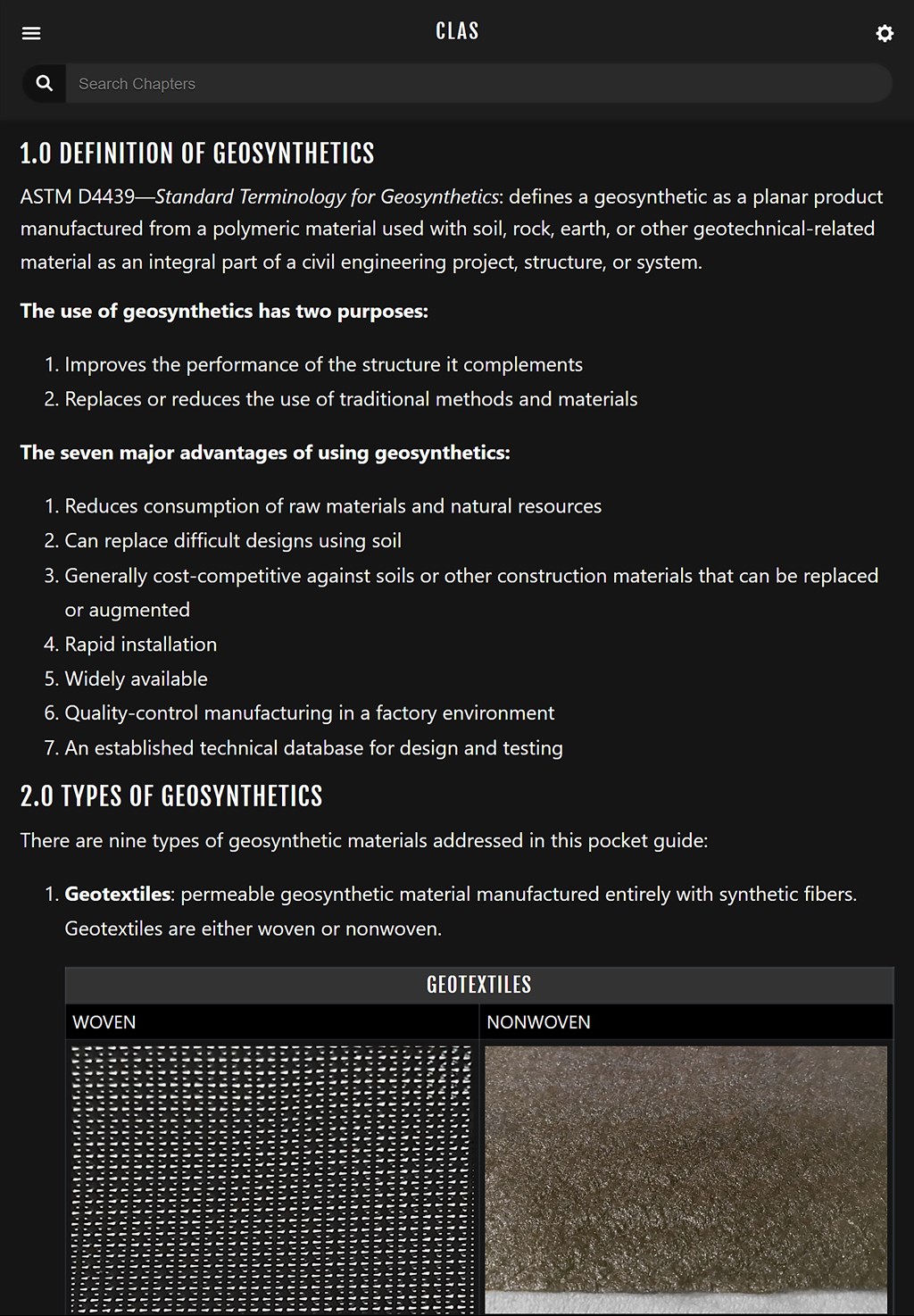 Geosynthetics Pocket Guide Screenshot Image #5