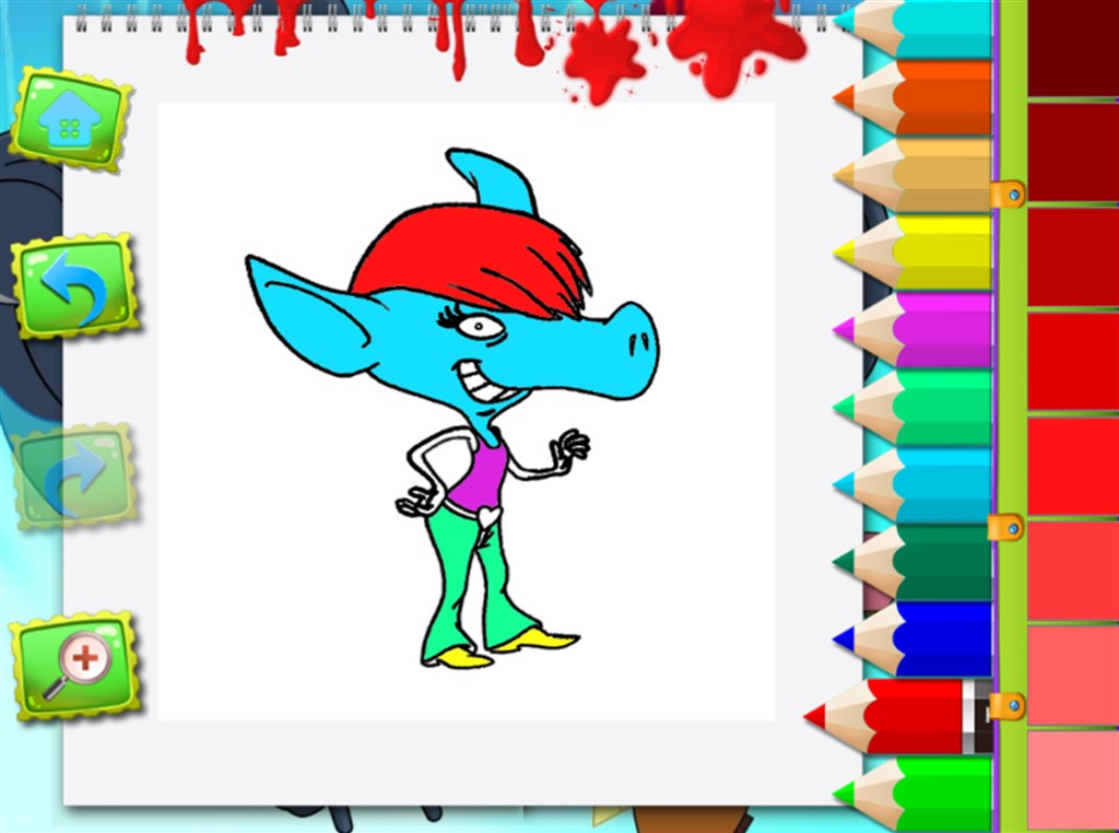 Zig And Sharko Coloring Screenshot Image