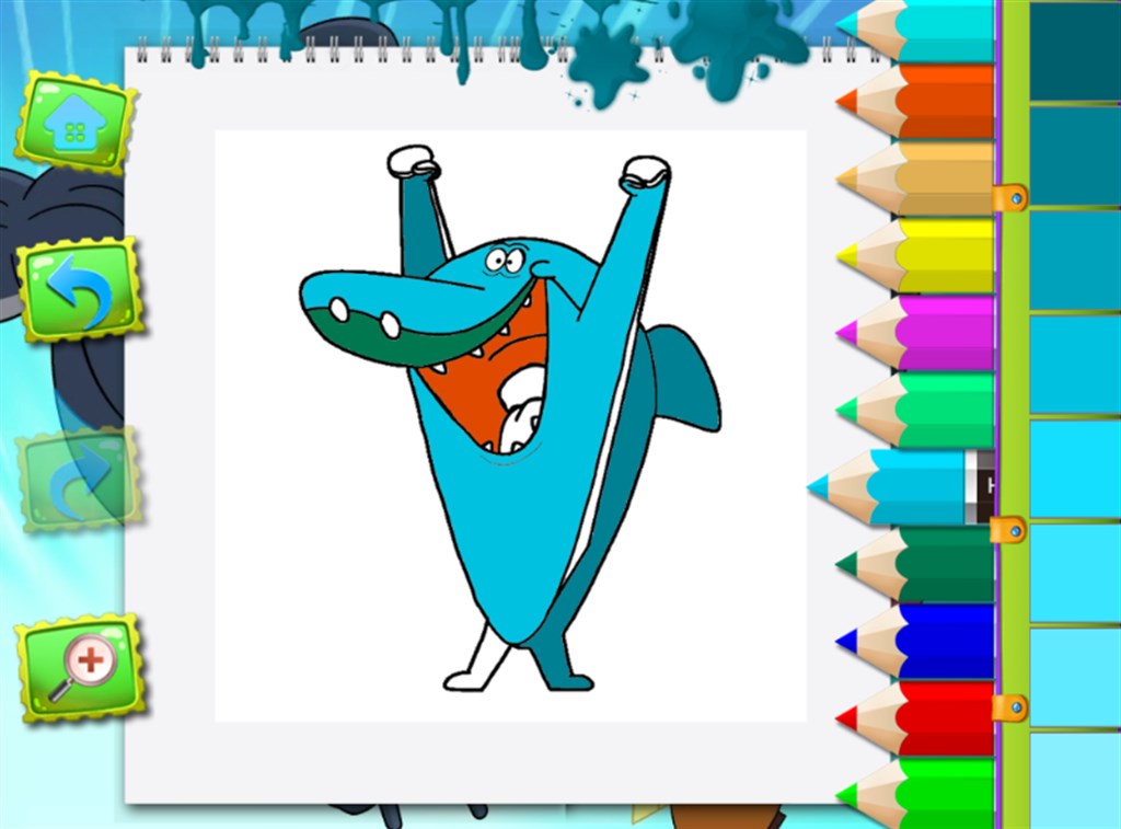 Zig And Sharko Coloring Screenshot Image #3