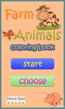 Farm Animals Coloring Book Screenshot Image