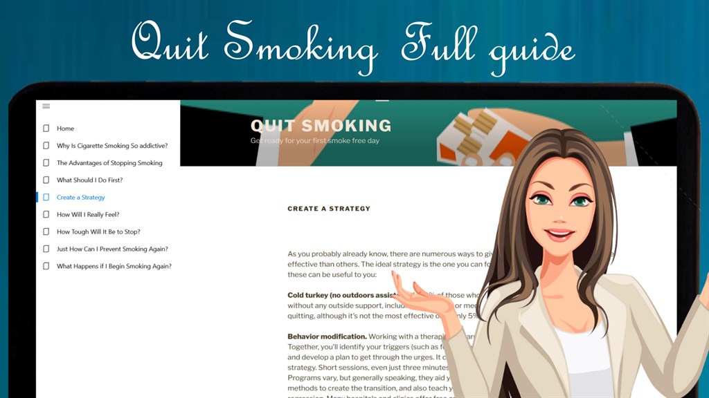 Quit Smoking Guide: Smoke Stop Screenshot Image #1