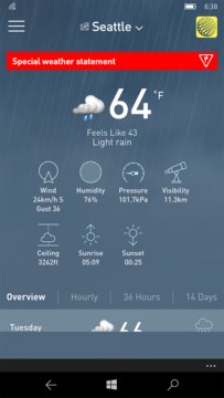 The Weather Network Screenshot Image
