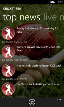 Cricket360 Screenshot Image