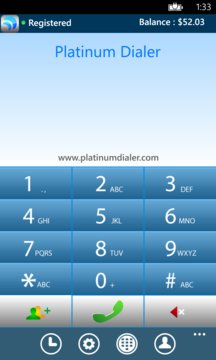 Platinum Dialer Screenshot Image