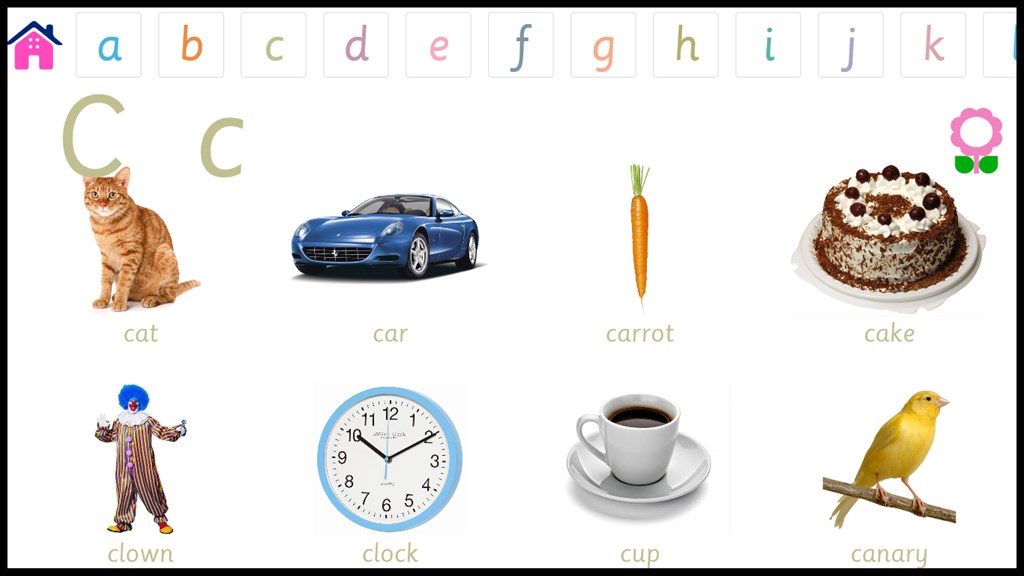 Alphabet Vocabulary Book Screenshot Image #2