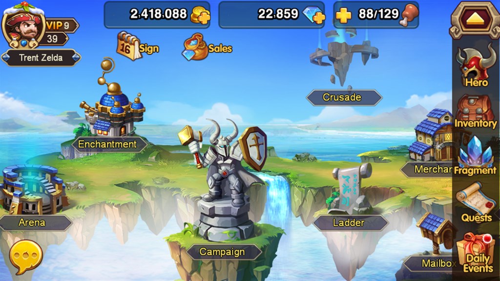 Heroes War Screenshot Image