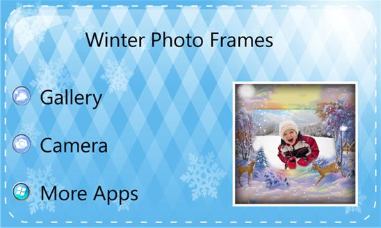 Winter Photo Frames Screenshot Image