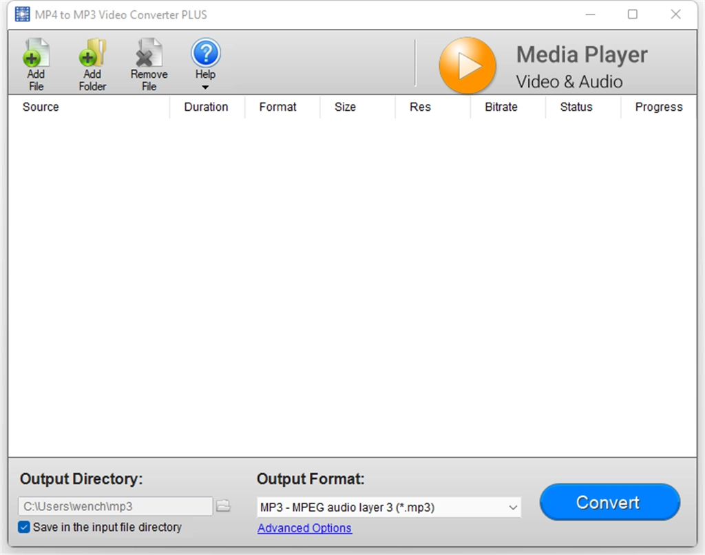 MP4 to MP3 Video Converter Plus Screenshot Image #2