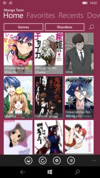 Manga Toon App Screenshot 1
