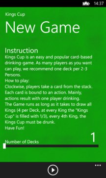 Kings Cup Screenshot Image