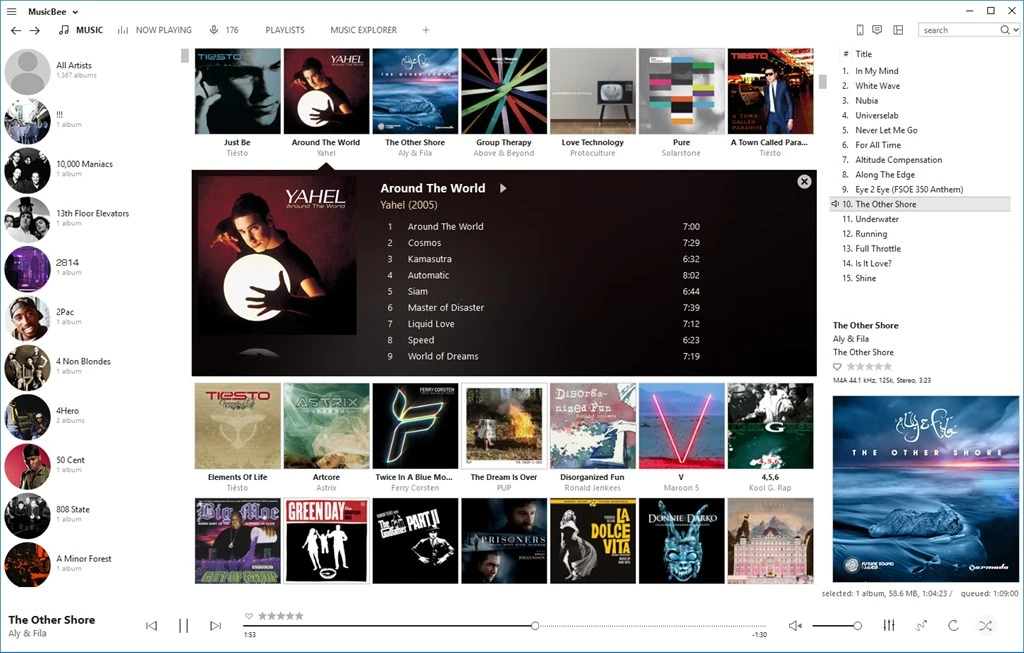 MusicBee Screenshot Image