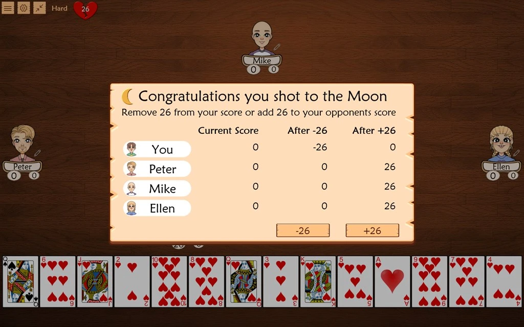 Hearts Pro Screenshot Image