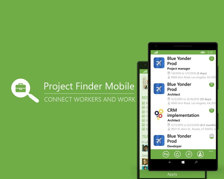 Project Finder for Dynamics 365