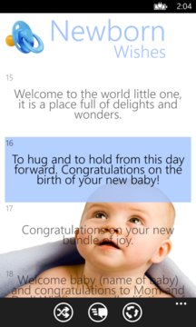 Newborn Wishes Screenshot Image