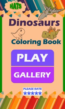 Dinosaurs Coloring Book App Screenshot 1