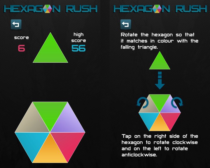 Hexagon Rush