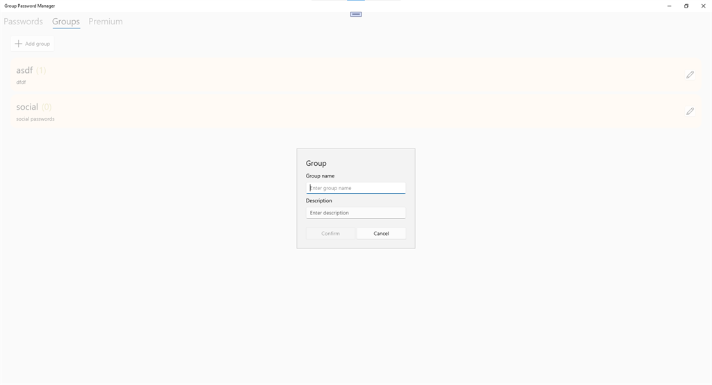 Group Password Manager Screenshot Image #3