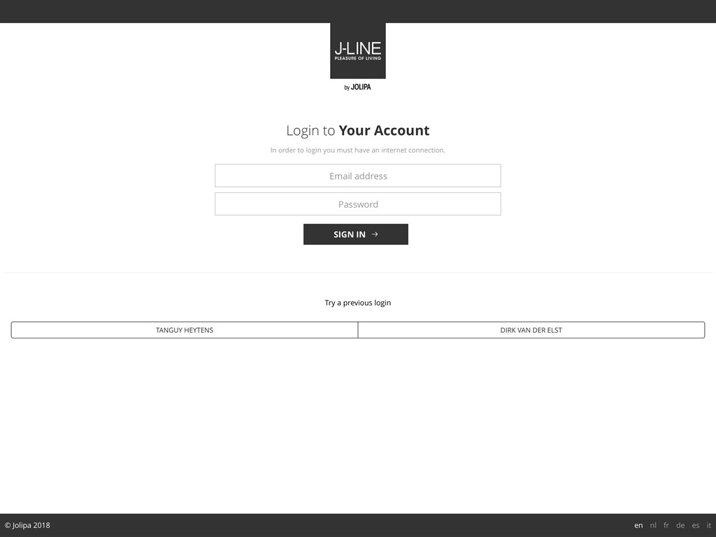 J-Line Sales Screenshot Image