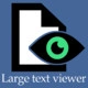 Large Text Viewer Icon Image